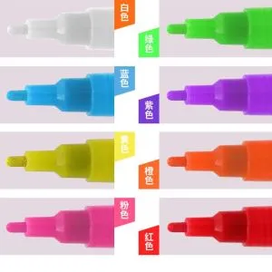 3mm 라운드 팁 액체 잉크 펜 8 팩 8 색상